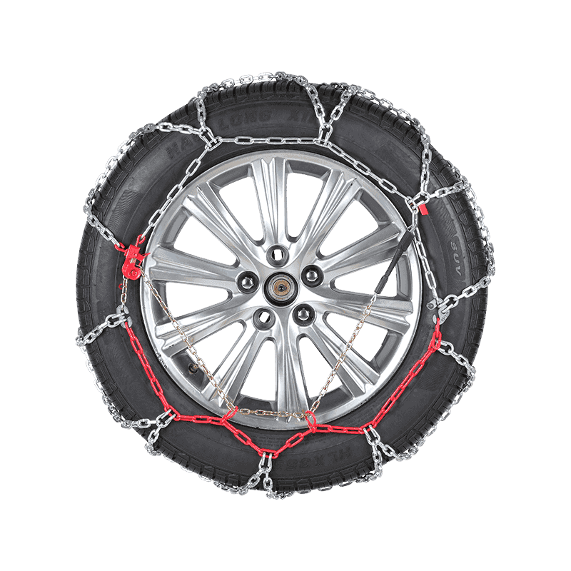 RV 16mm Diamond Pattern Alloy SUV Tire Chain Snow Chain with Ratchet Locking Device