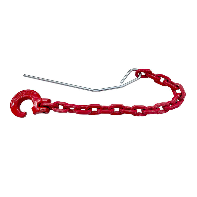 G80 2.1M*D8mm Square Logging Chain W/ Choker Hook W/Steel Probe