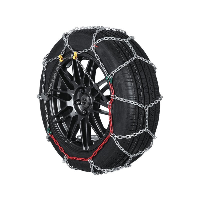 RV 16mm Diamond Pattern Alloy SUV Tire Chain Snow Chain with Nylon Ratchet Locking Device